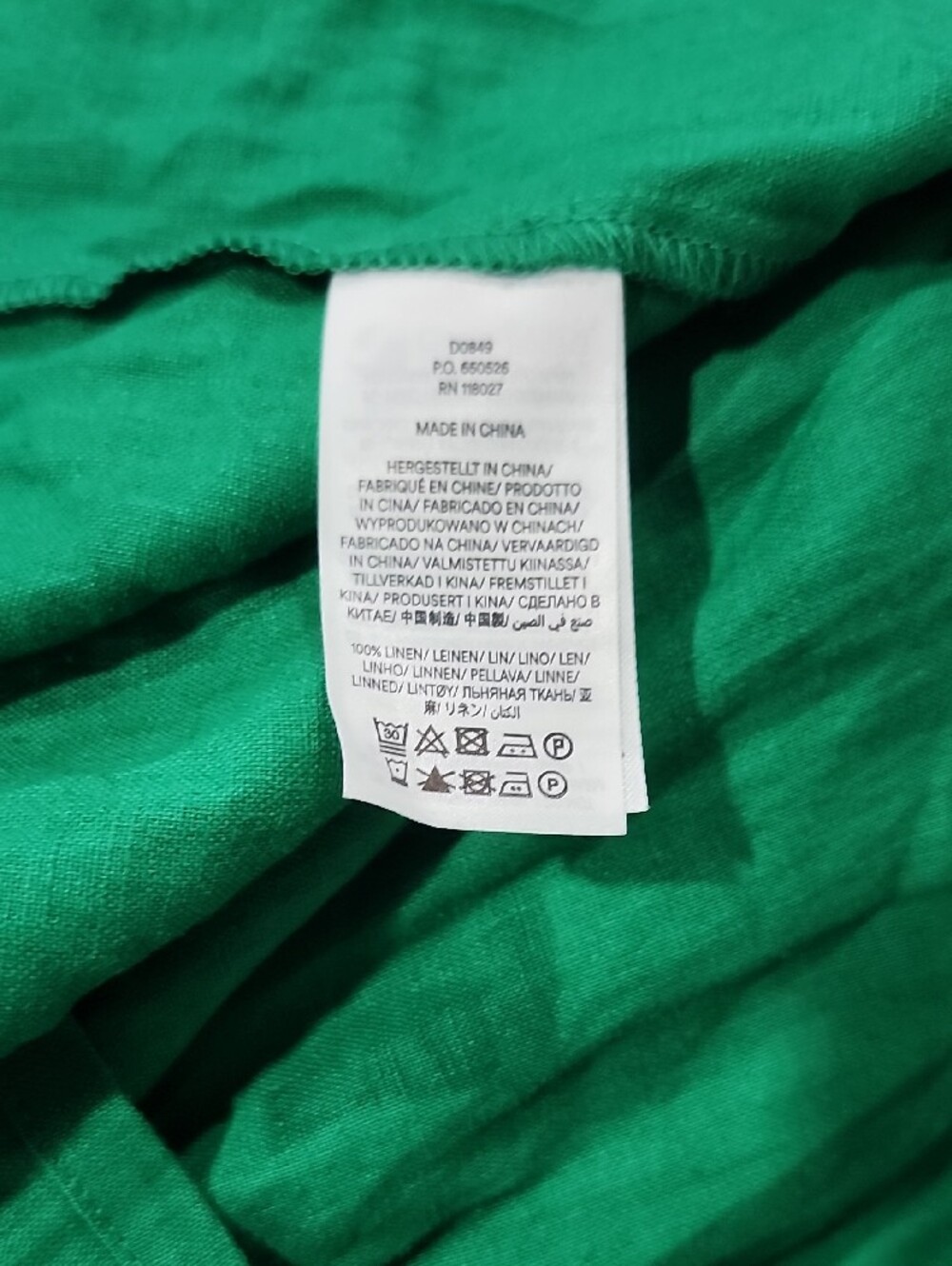 Boden Green V-Neck Smocked Waist Midi Dress - Picture 3 of 3